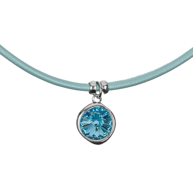 Колье Fiore Luna Aquamarine B1902.M22 BL/S