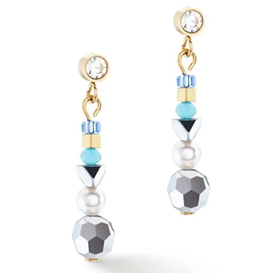 Серьги Coeur de Lion Turquoise 2035/21-0600