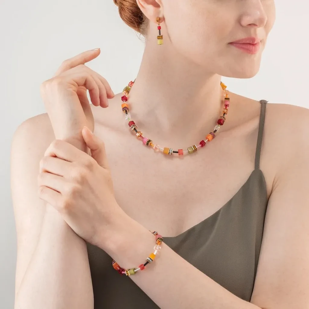 Колье Coeur de Lion Multicolor Indian Summer 2838/10-1585