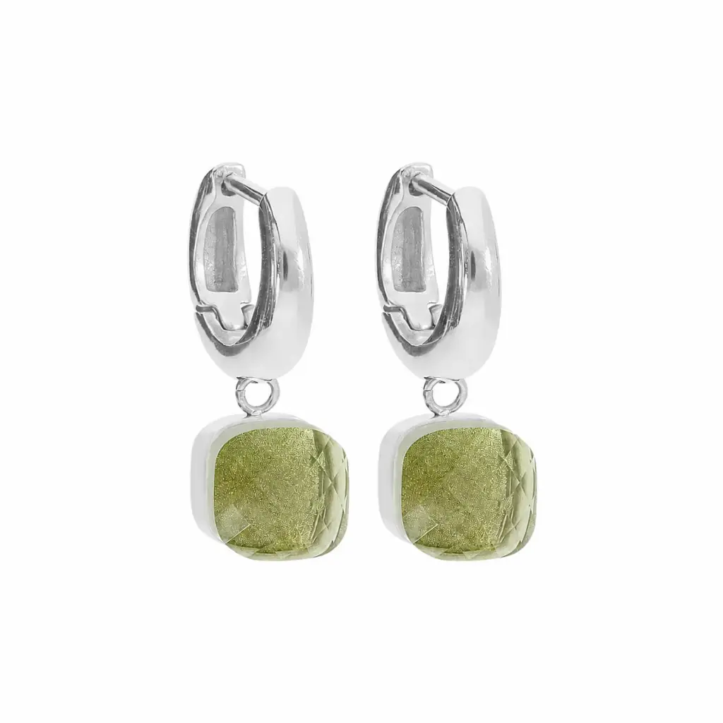 Серьги Firenze olivine Qudo 300147 G/S