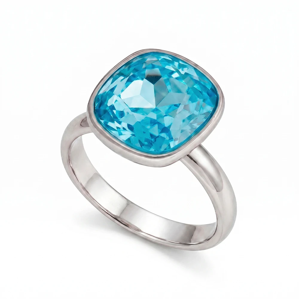 Кольцо Aquamarine Fiore Luna K2506.M22 BL/S