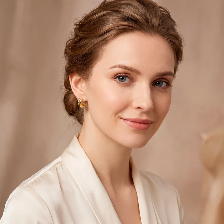 Серьги Fiore Luna ABE31428-01 G