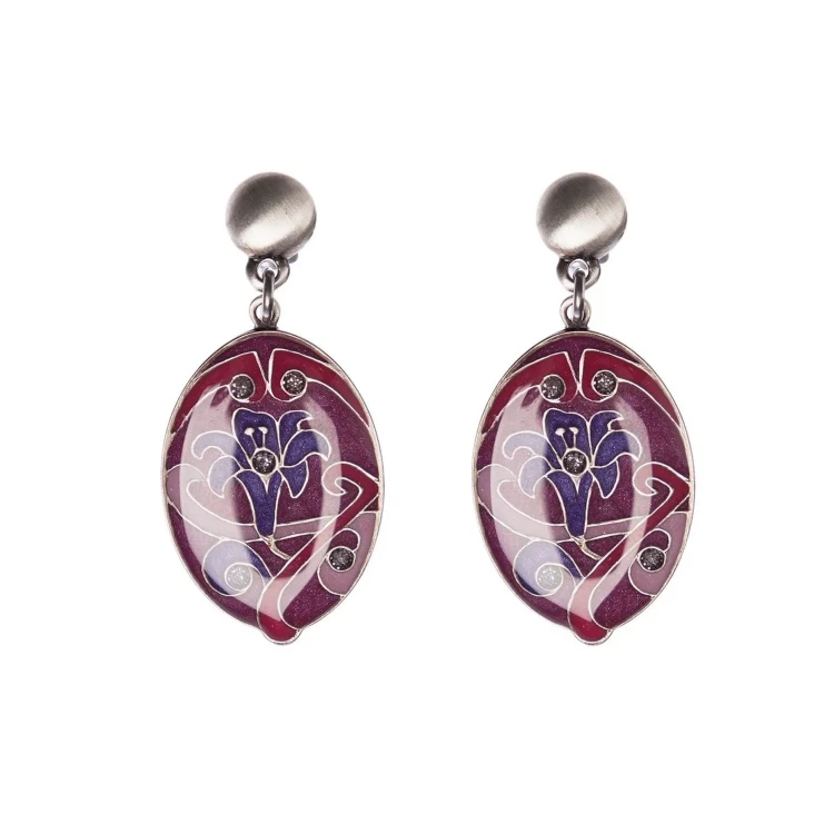 Серьги Clara Bijoux лилия A77358 V
