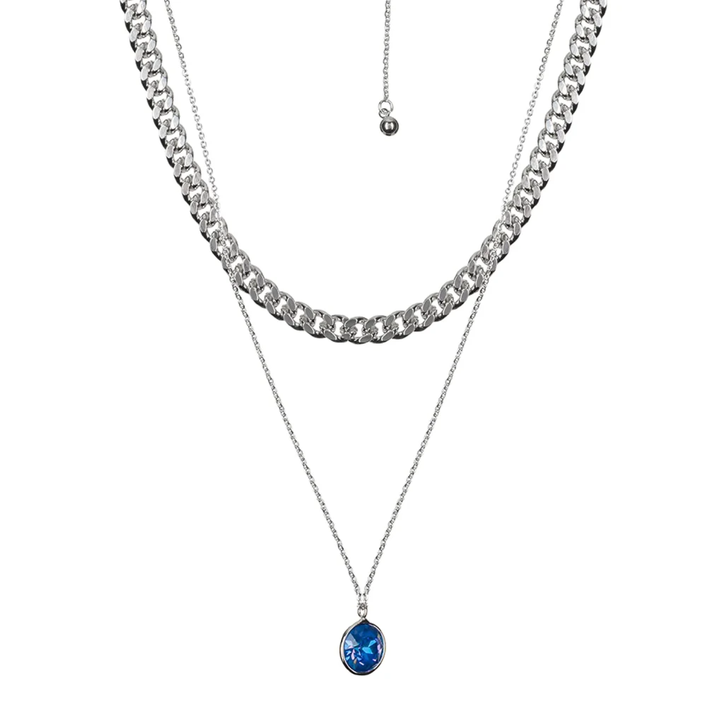 Колье Fiore Luna Royal Blue Delite B2402SW-N01.23 BL/S