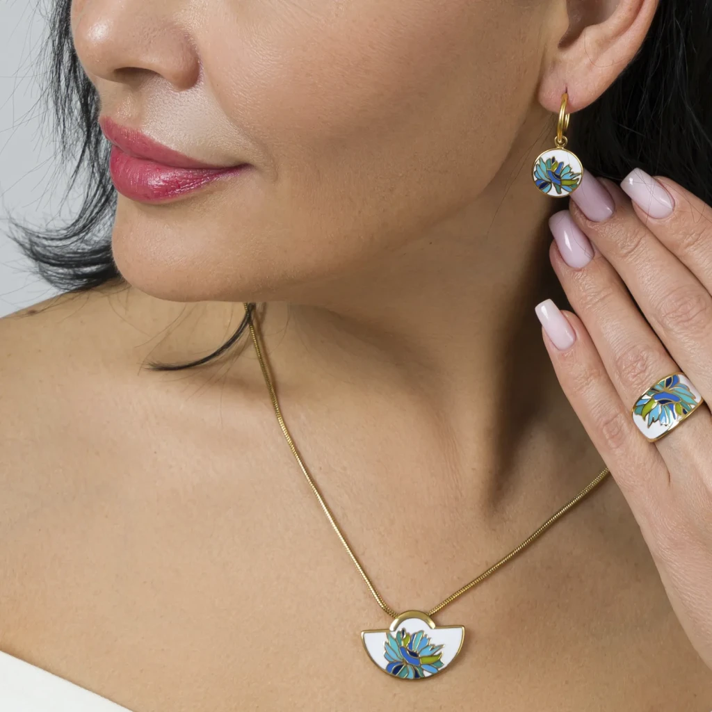 Серьги Fiore Luna AE03599-22