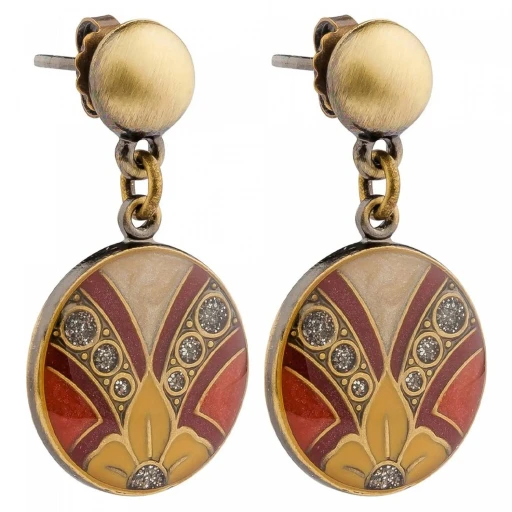 Серьги Clara Bijoux Лепестки A12614-24 R