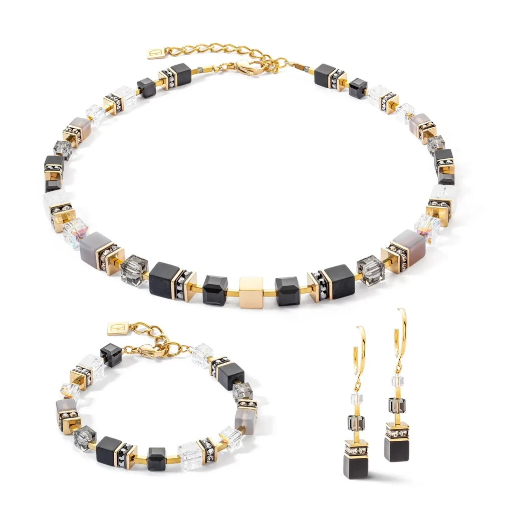 Колье Coeur de Lion Black-Gold 3039/10-1316