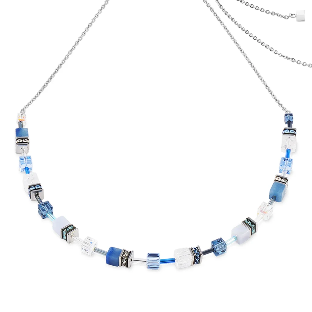 Колье Coeur de Lion Blue-Silver 3035/10-0717