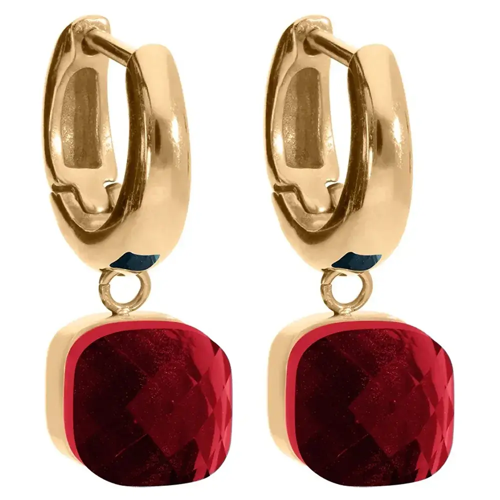 Серьги Qudo FIRENZE (G) Siam 107001/20-4313