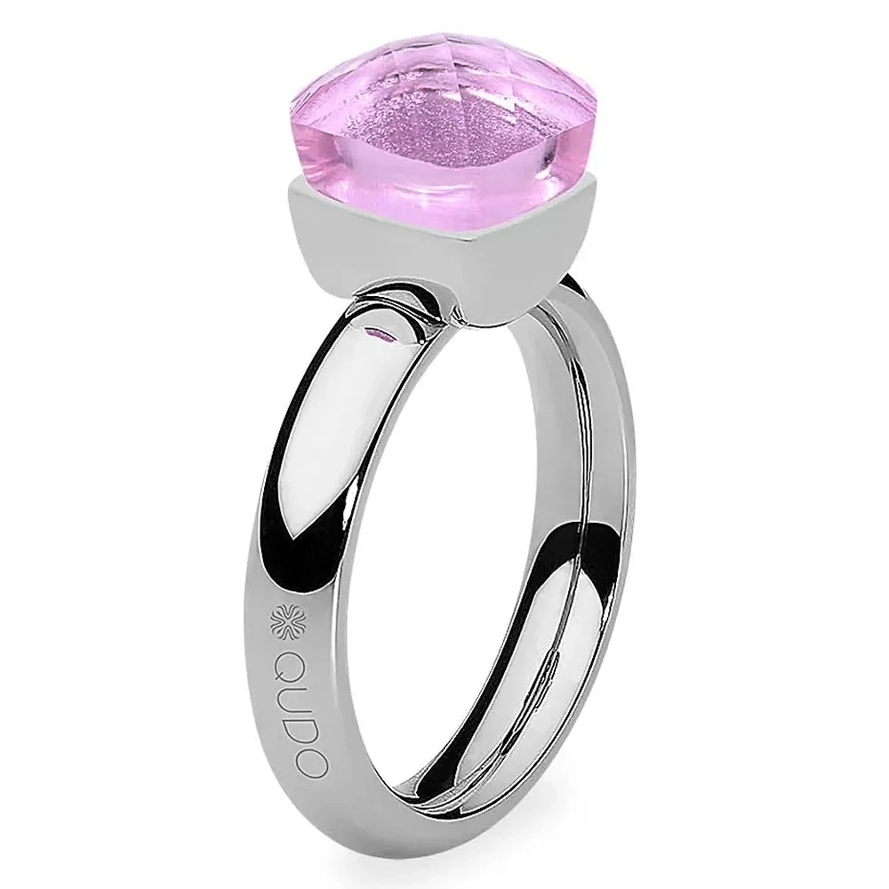 Кольцо Qudo FIRENZE 17.2 (S) Light Rose 107000/40-5902 17.2