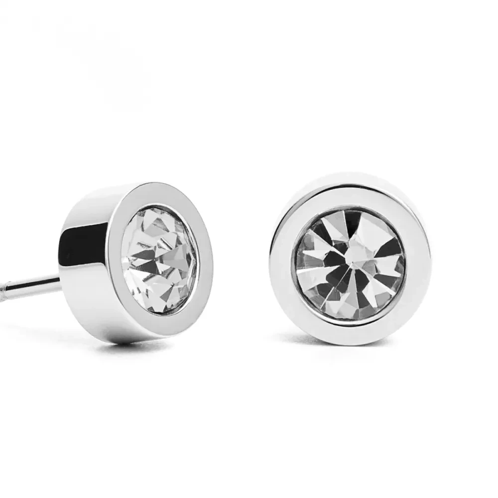 Пусеты Fiore Luna White 5х2.5 SWE125 W S