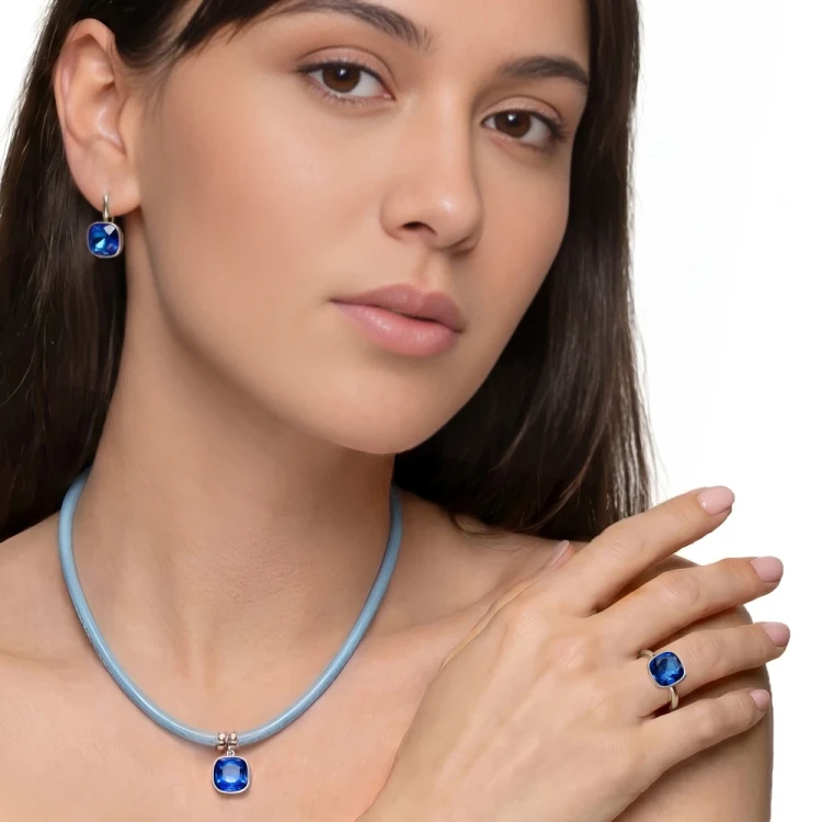 Серьги Royal Blue Delite A2506.23 BL/S Fiore Luna