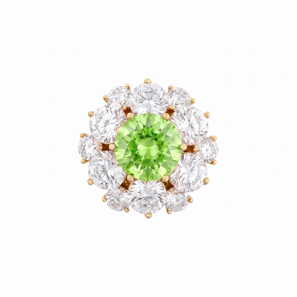 Брошь Кристалл Zircon+магнит XR12099A3 G/G Fiore Luna