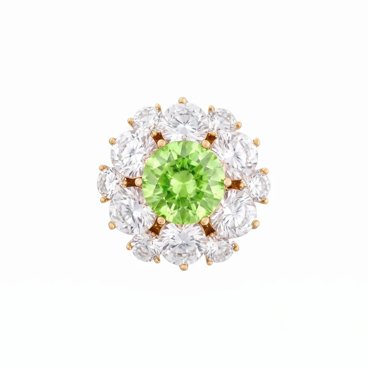 Брошь Кристалл Zircon+магнит XR12099A3 G/G Fiore Luna