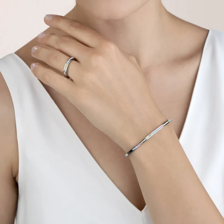 Браслет Coeur de Lion Crystal-Rose Gold 19 см 0127/37-1822