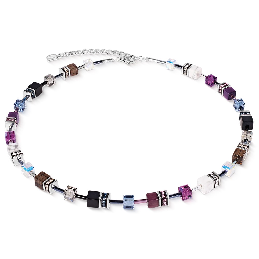 Колье Coeur de Lion Purple-Grey 4905/10-0812