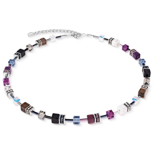 Колье Coeur de Lion Purple-Grey 4905/10-0812