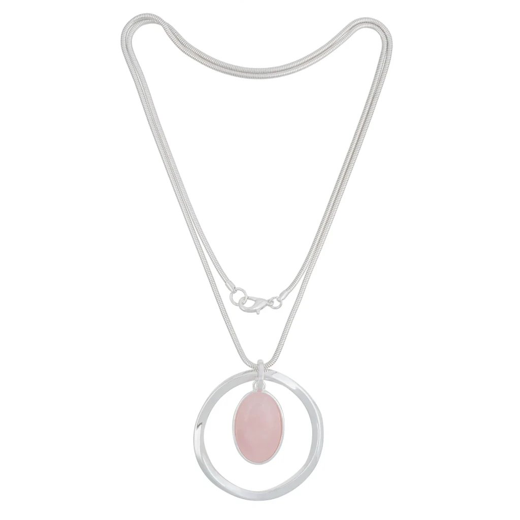 Колье Fiore Luna ROSE QUARTZ LN5131 R/S