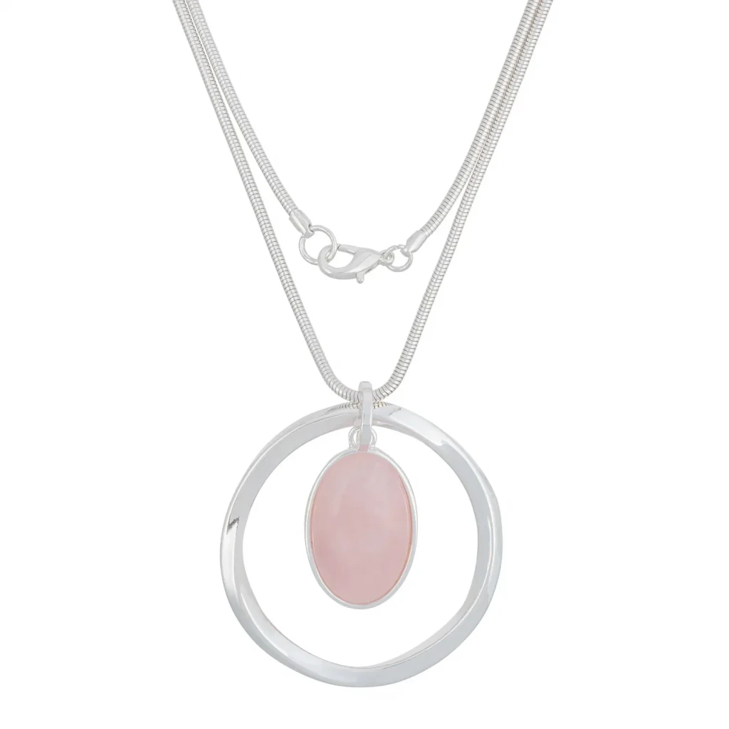 Колье Fiore Luna ROSE QUARTZ LN5131 R/S