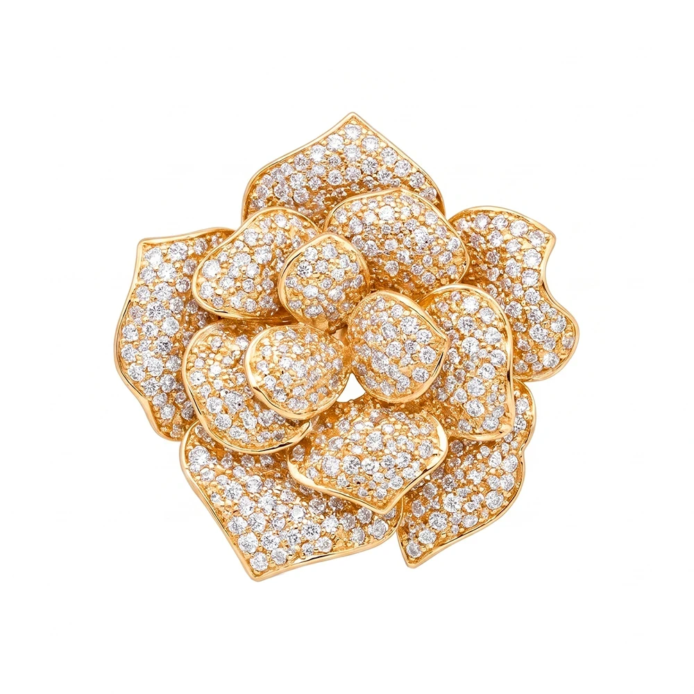 Брошь Цветок Fiore Luna FBB01936-01 G