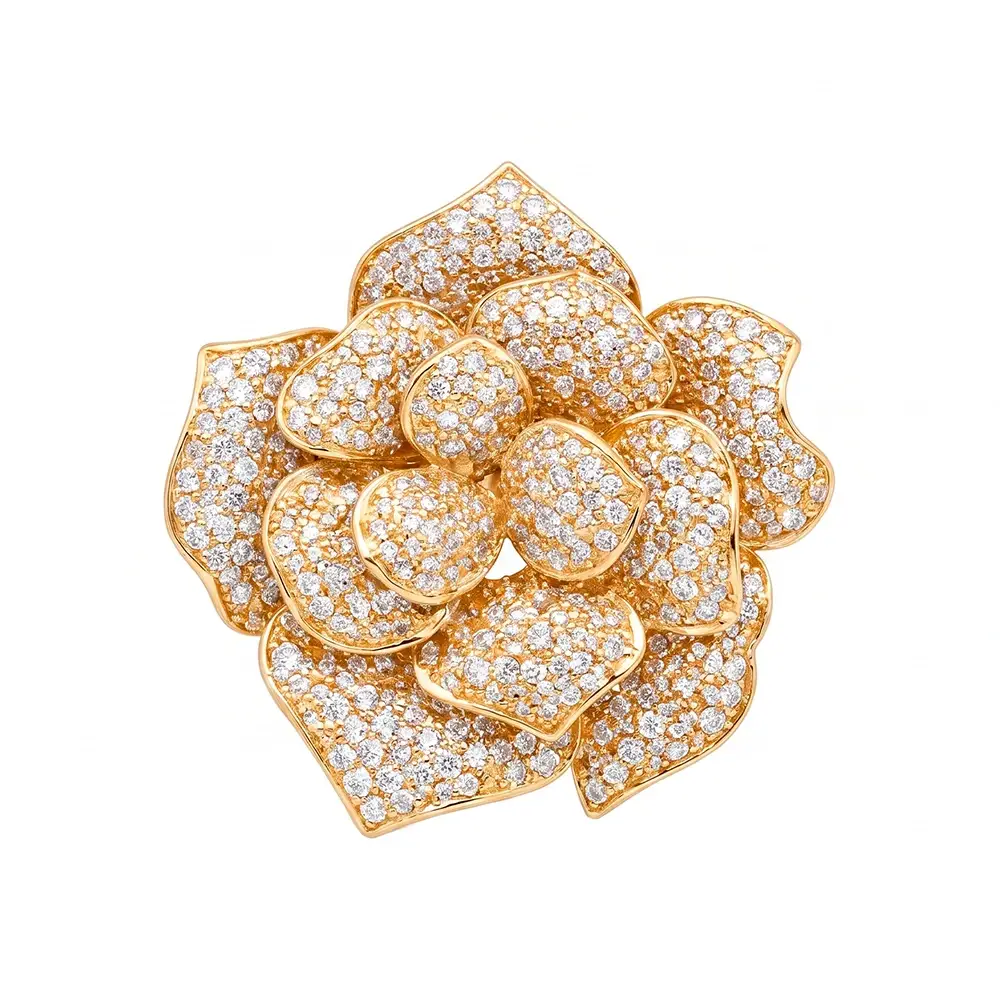 Брошь Цветок Fiore Luna FBB01936-01 G