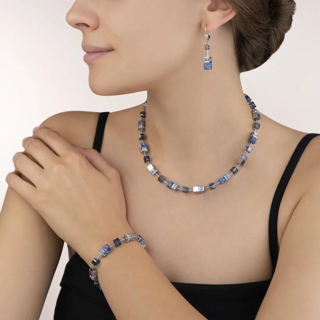 Колье Coeur de Lion Blue 4017/10-0700