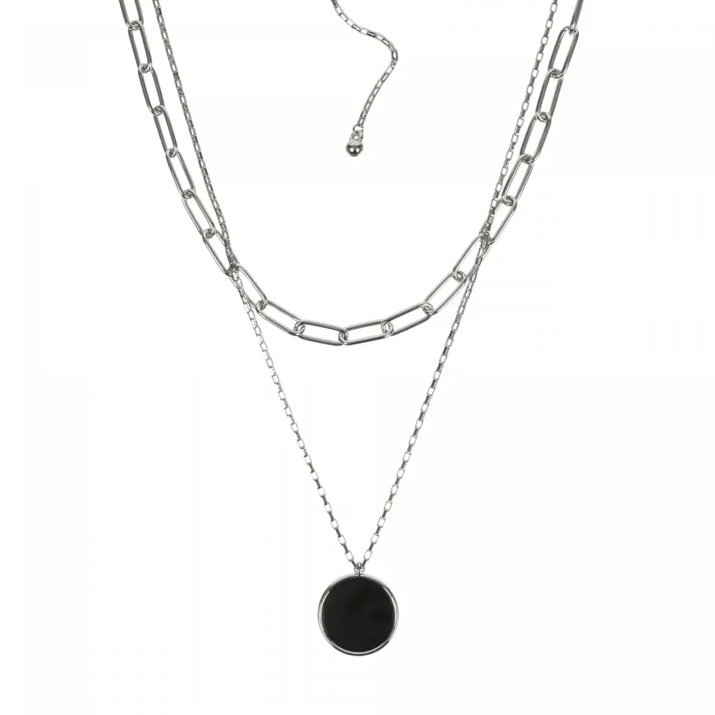 Колье Fiore Luna Onyx B2003NM-N02.1 BW/S