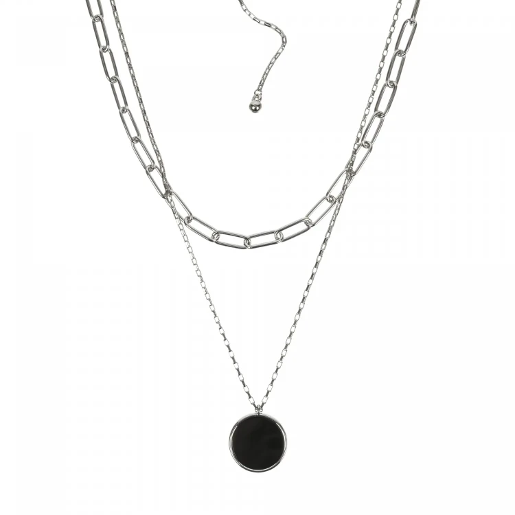 Колье Fiore Luna Onyx B2003NM-N02.1 BW/S