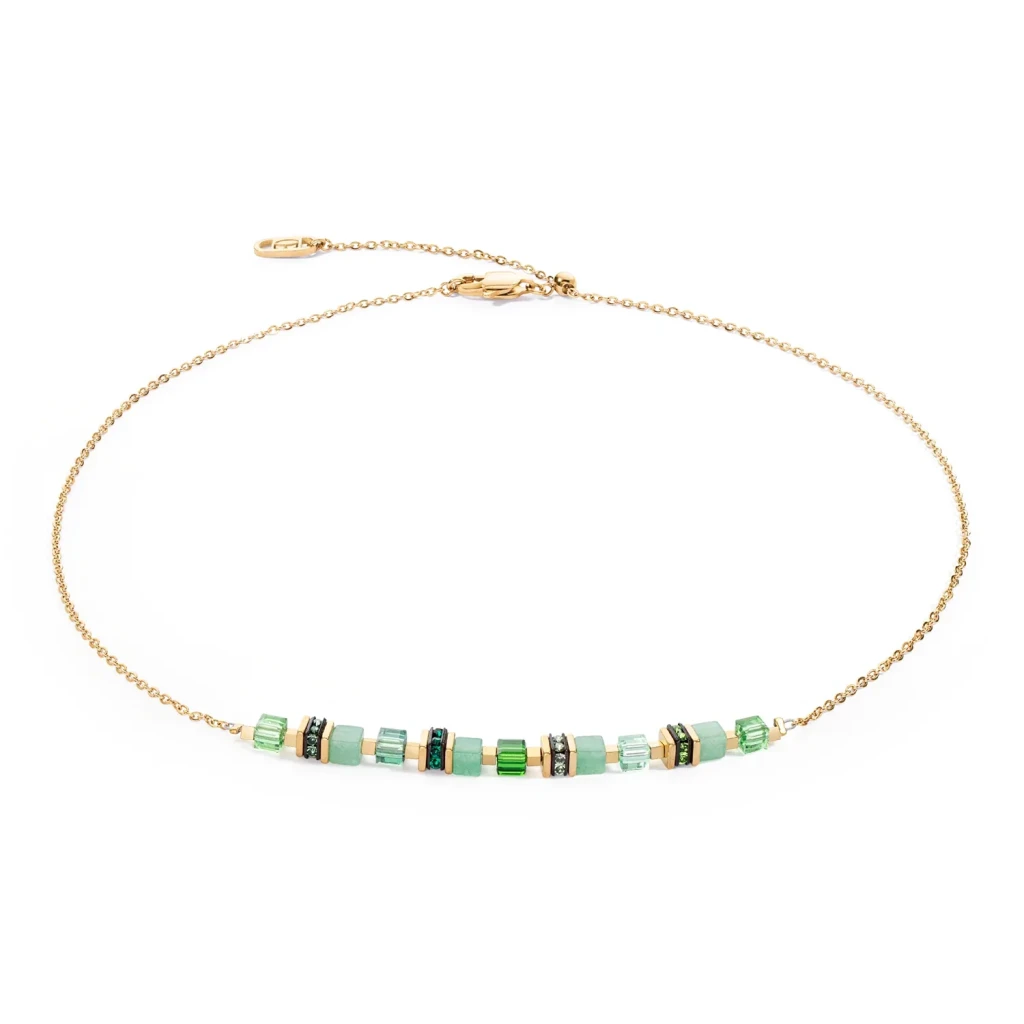 Колье Coeur de Lion Green-Gold 5076/10-0516