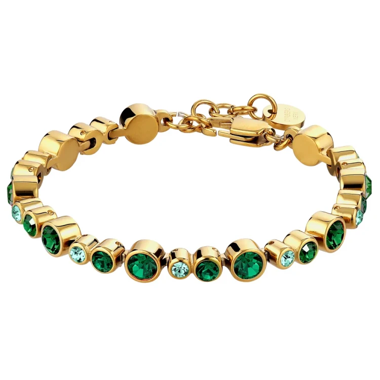 Браслет Dyrberg Kern TERESIA SG EMERALD GREEN MIX 450167