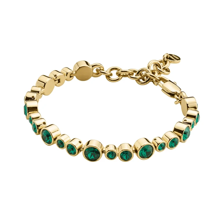 Браслет Dyrberg Kern TERESIA SG EMERALD GREEN MIX 450167