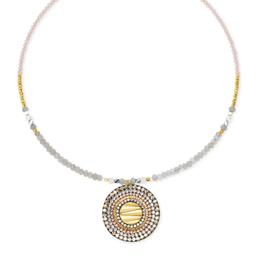 Колье Coeur de Lion Beige-Gold 2036/10-1016