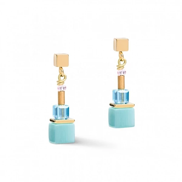 Серьги Coeur de Lion Multicolor Gold 2057/21-1516