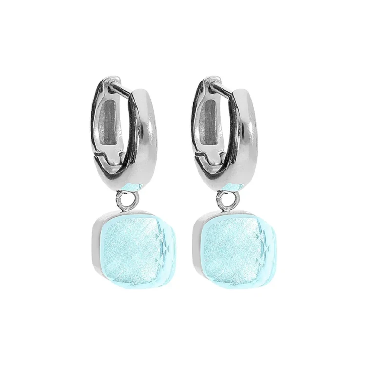 Серьги Qudo FIRENZE (S) Aquamarine 107000/20-6002