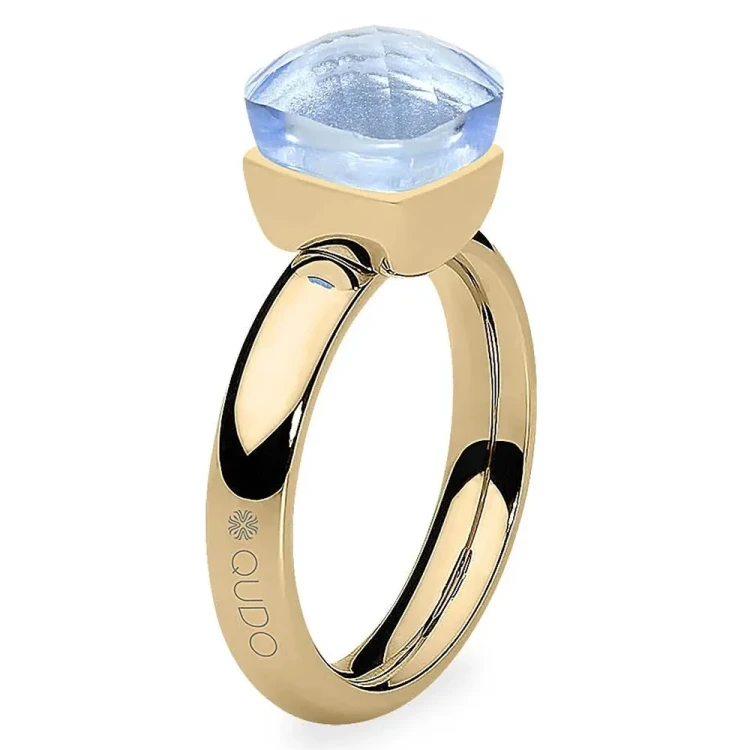 Кольцо Qudo FIRENZE 17.2 (G) Hellblau 107001/40-4733 17.2