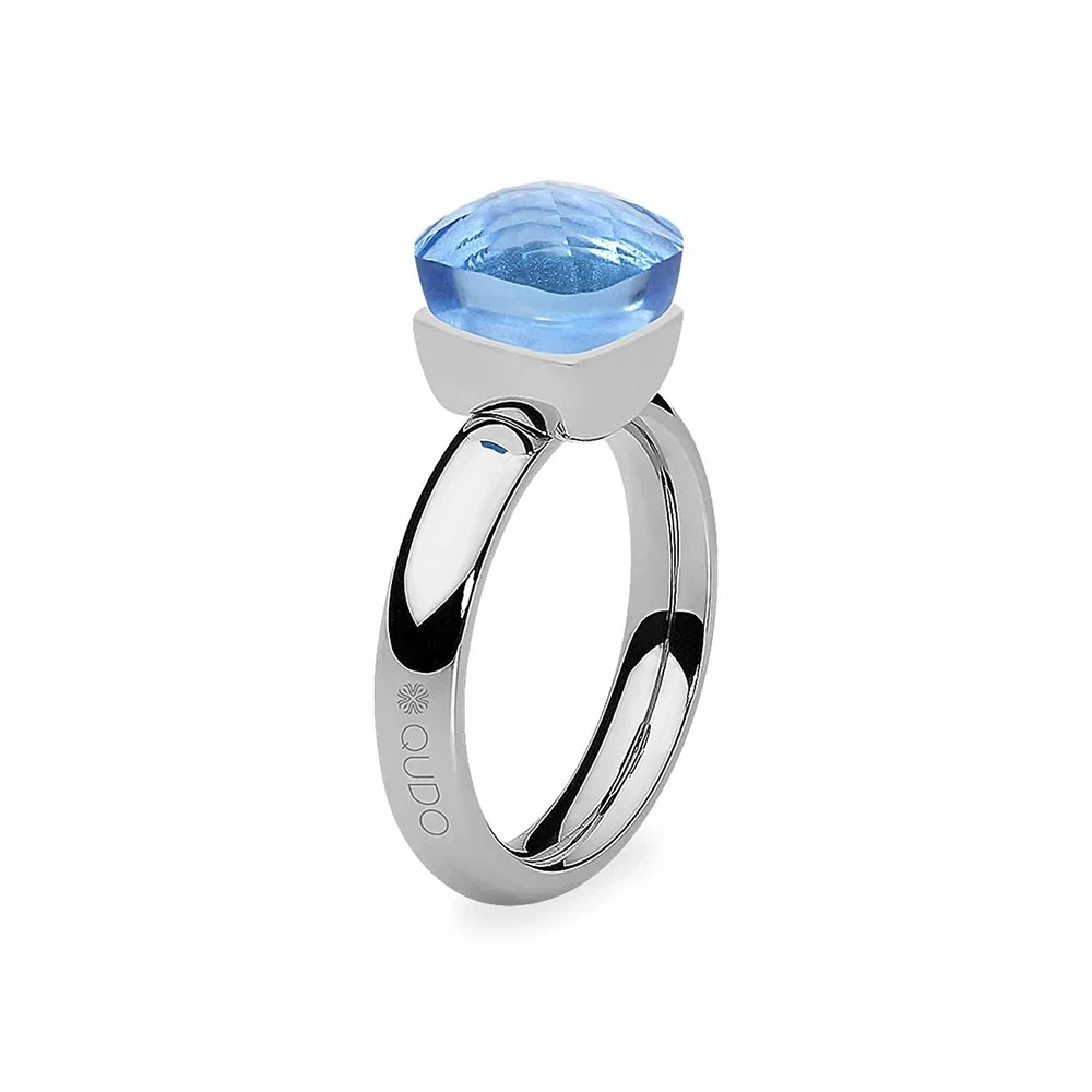 Кольцо Qudo FIRENZE 17.2 (S) Light Sapphire 107000/40-4715 17.2