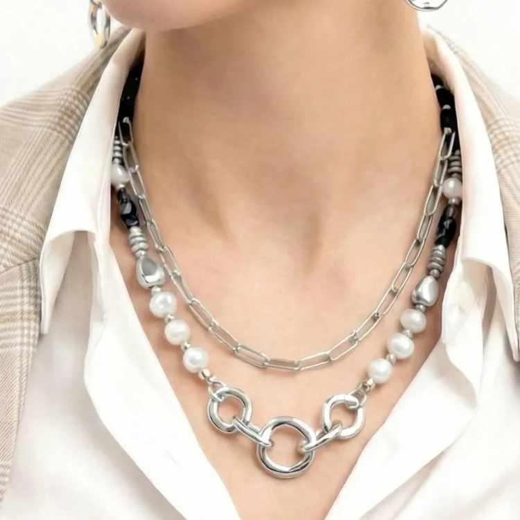 Колье Fiore Luna PEARL BCN09023-08 S