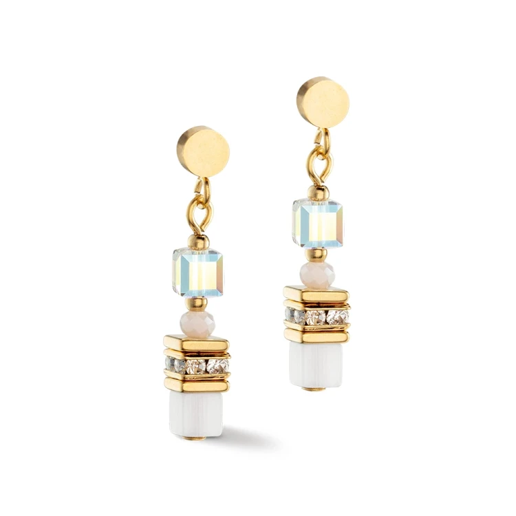 Серьги Coeur de Lion White-Gold 4565/21-1416