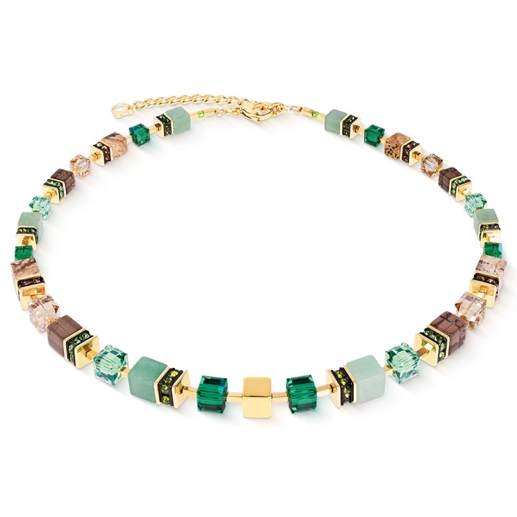 Колье Coeur de Lion Green-Gold 3039/10-0516