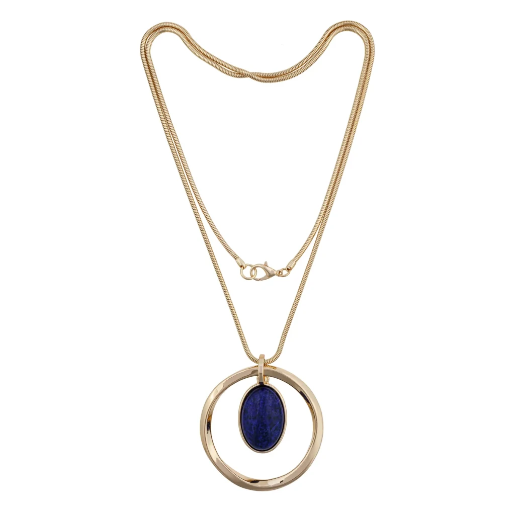Колье Fiore Luna NATURAL LAPIS LN5133 BL/RG