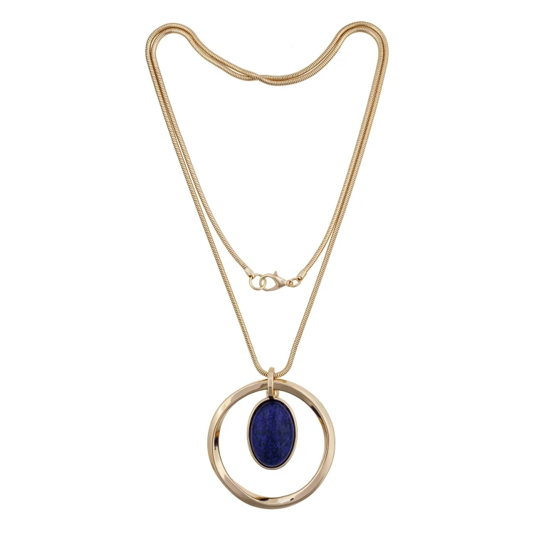 Колье Fiore Luna NATURAL LAPIS LN5133 BL/RG