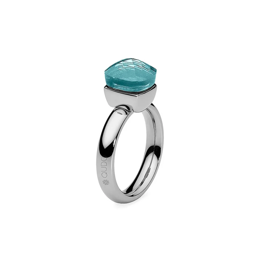 Кольцо Qudo Firenze Aquamarine 18 мм 610790 BL/S