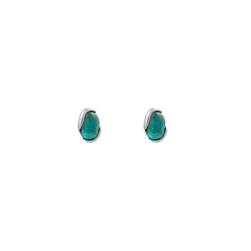 Пусеты DAILA TURQUESA A232613-12 G/S