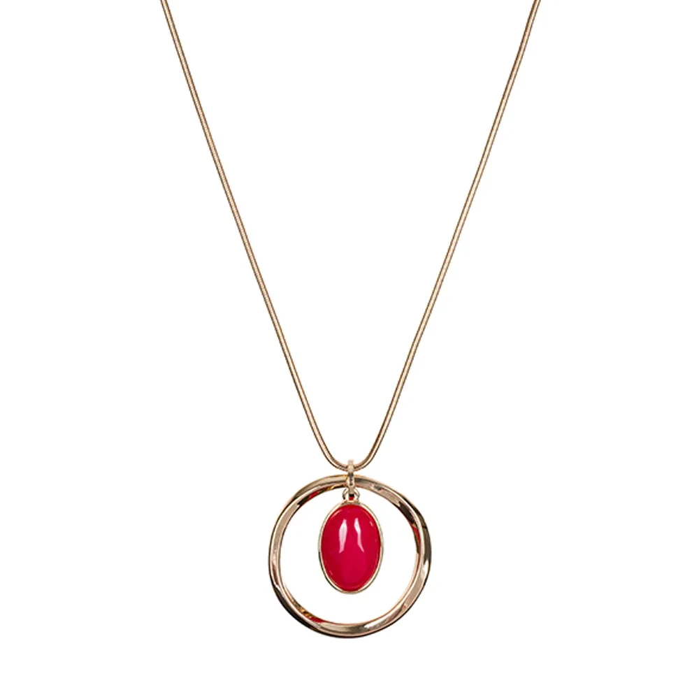 Колье Fiore Luna RED QUARTZ LN5139 R/G