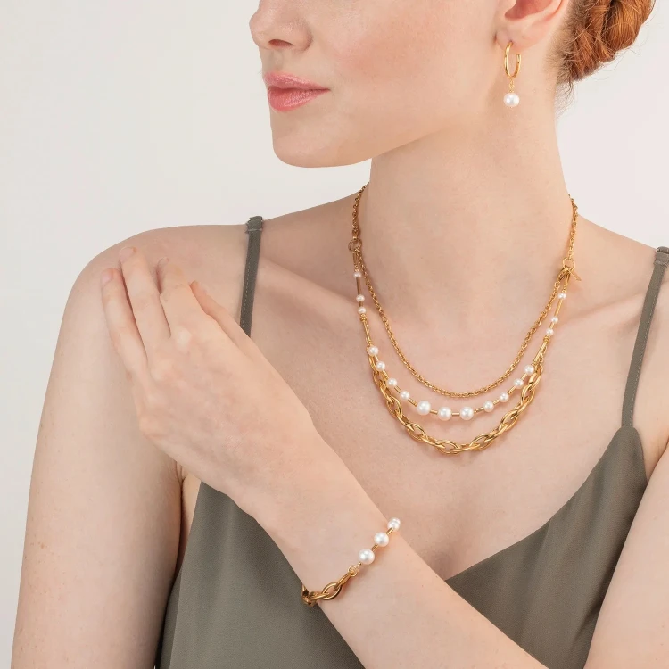 Колье Coeur de Lion White-Gold 4523/10-1416