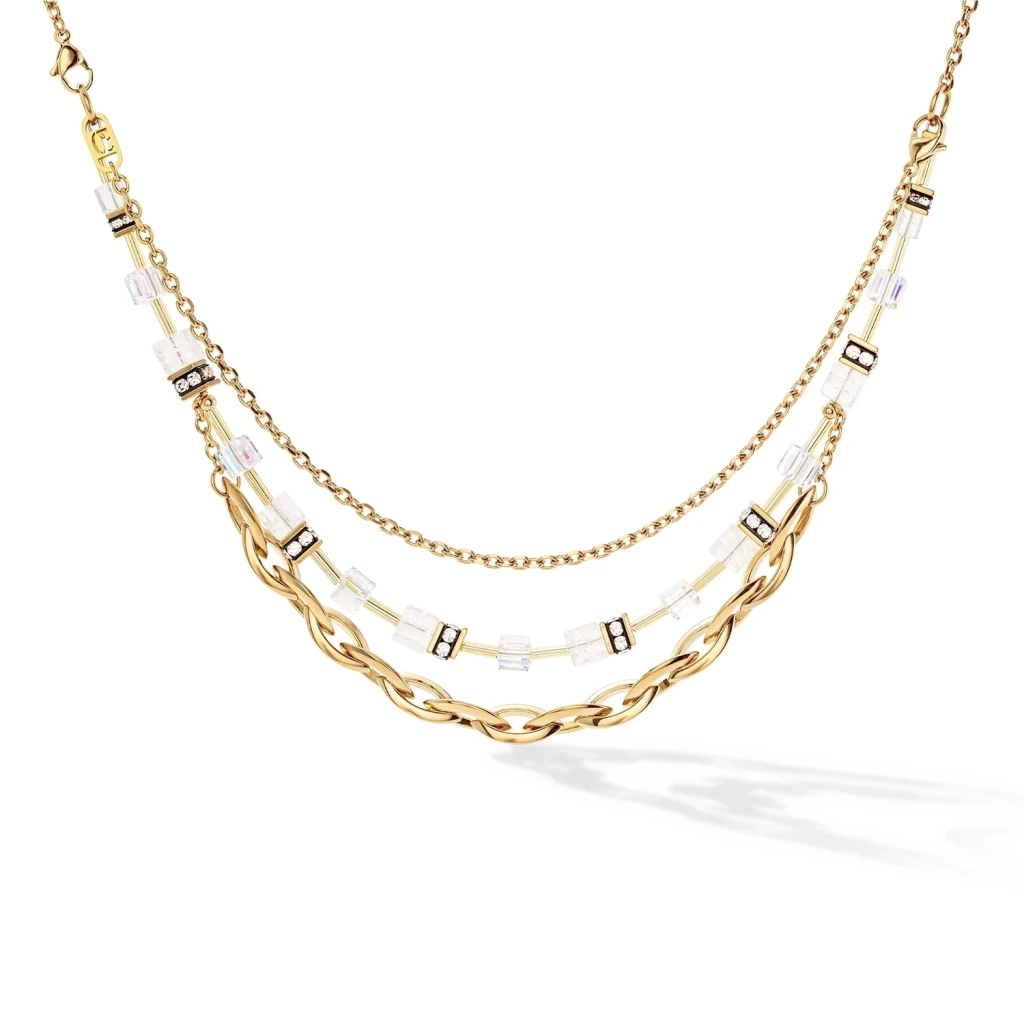 Колье Coeur de Lion White-Gold 4523/10-1416