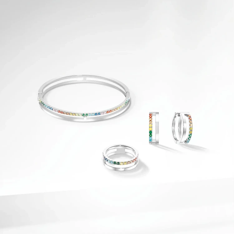 Кольцо Coeur de Lion Multicolour Silver 0136/40-1517 58