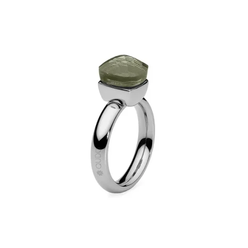 Кольцо Qudo Firenze smoky quartz 17.2 мм 610122 BW/S
