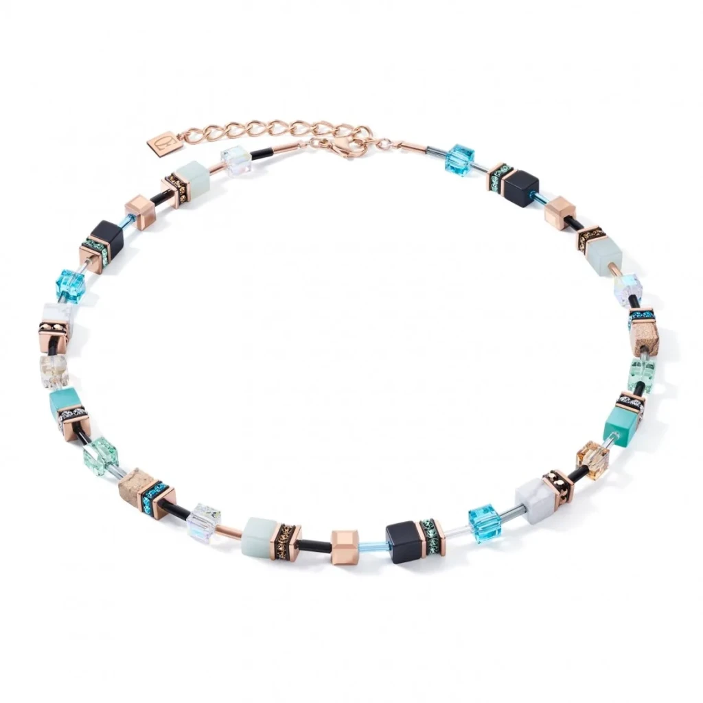 Колье Coeur de Lion Aqua-Beige 4905/10-2010