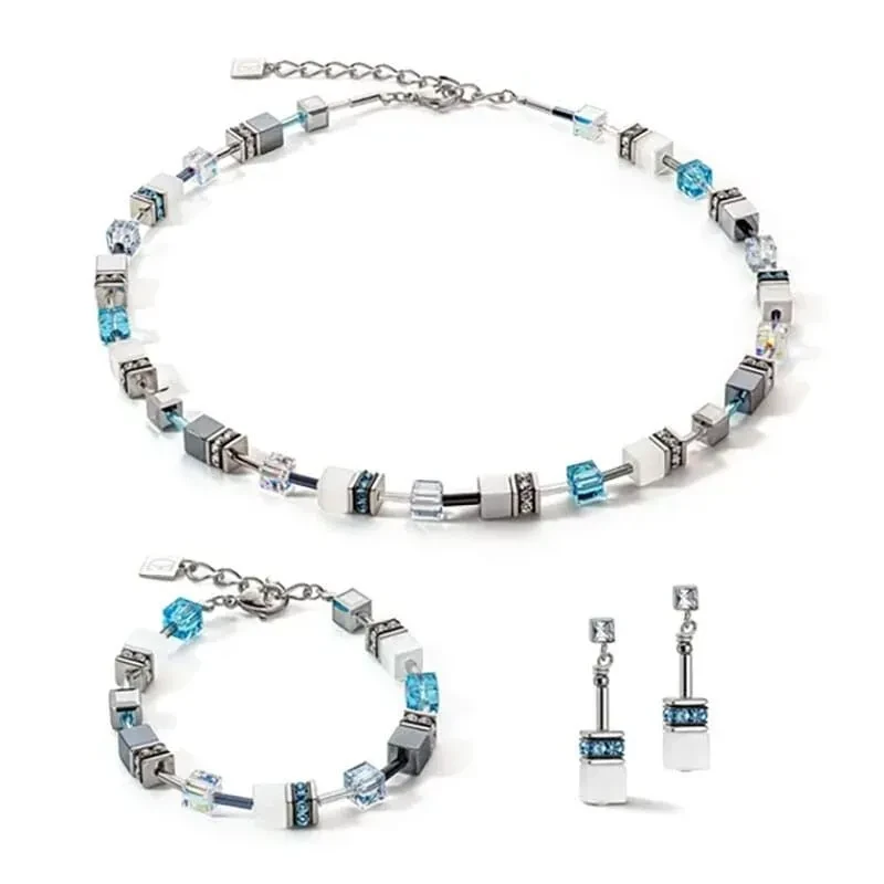Пусеты Coeur de Lion Aqua Monochrome 4012/21-2000